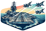 Aircraft Carrier Fighter Jets  Precision Cut Decal